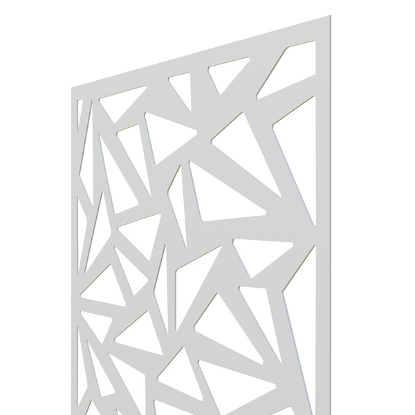 SYSTEM Dekorgitter Trigon weiß 0,15x60x90cm