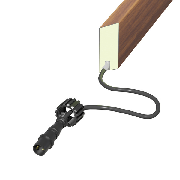 SYSTEM Rhombus Lichtleiste bambus 179x2x6cm