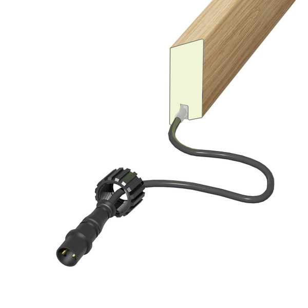 SYSTEM Rhombus Lichtleiste lärche 179x2x6cm