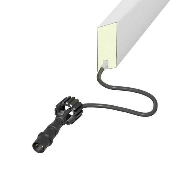 SYSTEM Rhombus Lichtleiste weiß 179x2x6cm