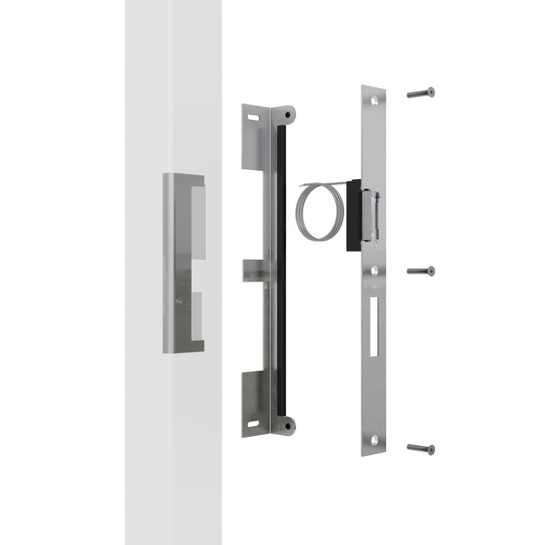 Elektro-Toröffner Einzeltor mit Beschlag 35x5x5cm