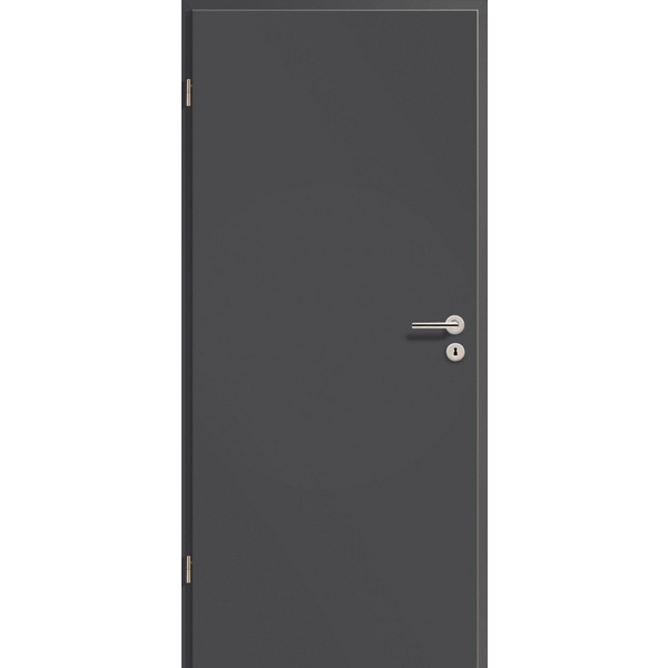 Wohnungseingangstür CPL achat Vollspan mit Bodendichtung