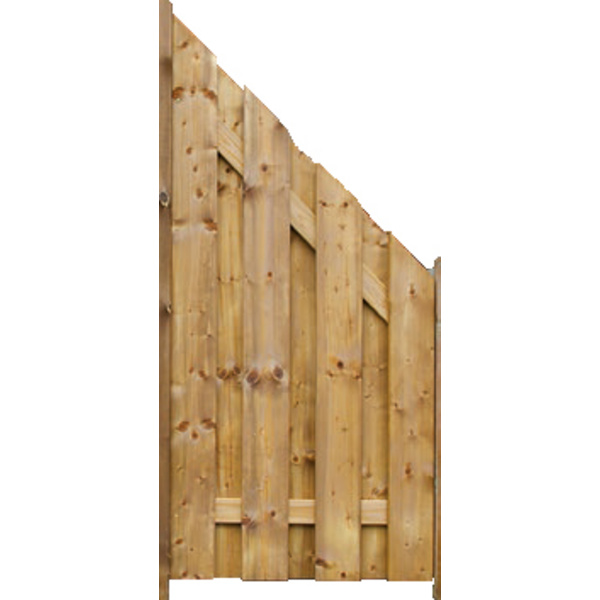 Sichtschutzzaun Fichte KDI KD braun "Stralsund"