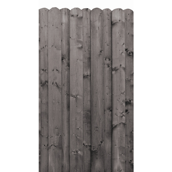 Sichtschutzzaun Fichte KDI KD grau "Wendland"