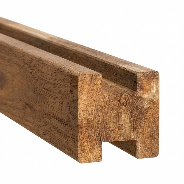 Nut-Mittelpfosten H Schallschutz KD+ braun