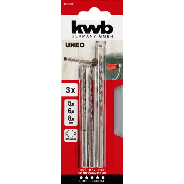 SDS Quick Betonbohrer uneo 5,6,8mm (35600)