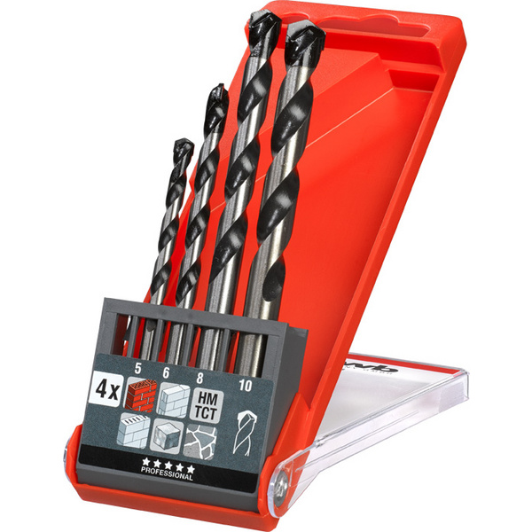 ROCKER® Beton- und Steinbohrersatz, 4-teilig, ø 5-10mm