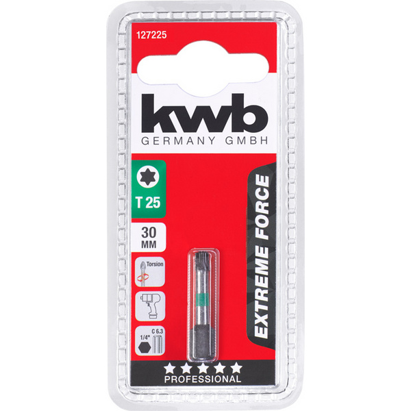 EXTREME FORCE Bits, 30mm, T 25