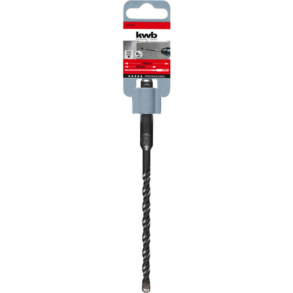 HB 44 SDS plus Hammerbohrer, 160/100mm, ø 6.5mm