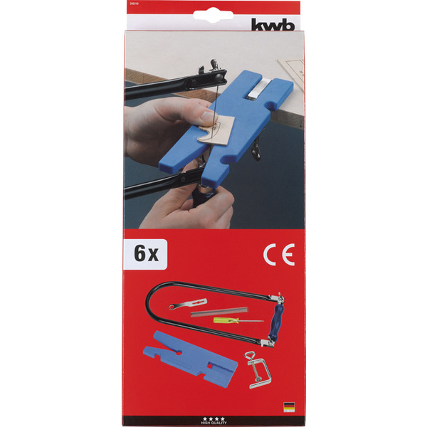 Laubsägegarnitur, 6-teilig