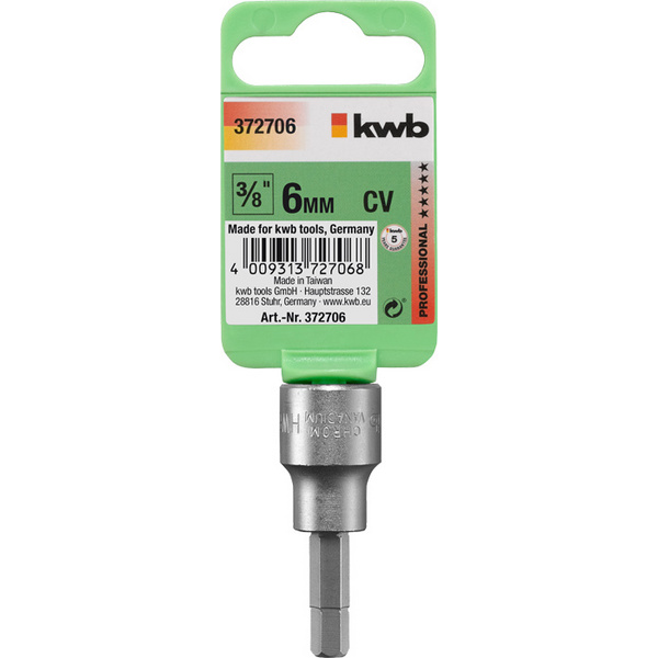 PROFI Steckschlüssel Bit Einsätze 3/8''x6mm SB