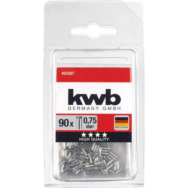 90 Aderendhülsen 0,75 qmm