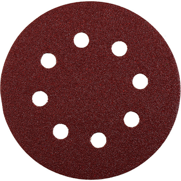 QUICK-STICK Schleifscheiben, HOLZ & METALL, Edelkorund, Ø 125mm, gelocht, 240 SB