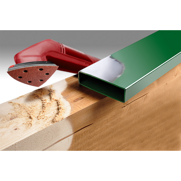 QUICK-STICK Schleifdreiecke, HOLZ & METALL, Edelkorund, 96mm, 40 / 120 / 240