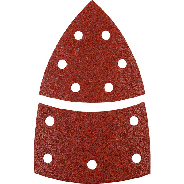 QUICK-STICK Schleifdreiecke, HOLZ & METALL, Edelkorund, 100x62, 93mm, 40