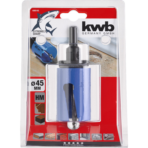 Lochsägen, Hartmetall bestückt, ø 45mm (499145)