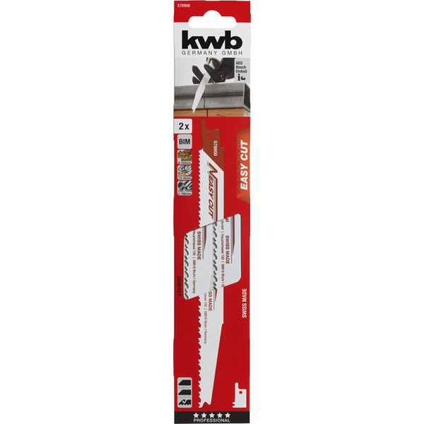 2 EASY CUT Säbelsägeblätter, UNIVERSAL, Bi-Metall (578900)