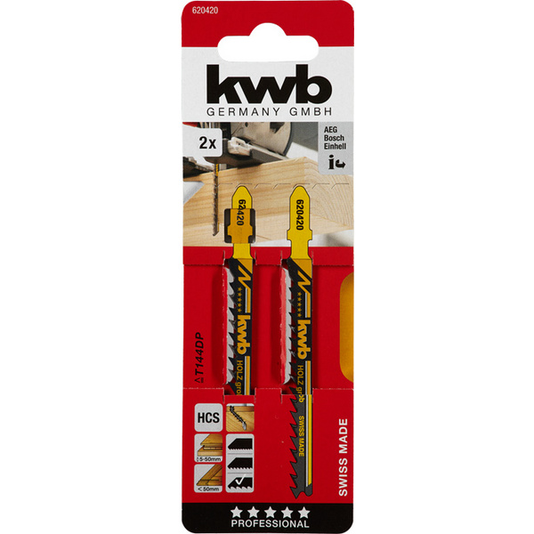 Stichsägeblätter, Holzbearbeitung, HCS Kohlenstoffstahl S20 (620420)