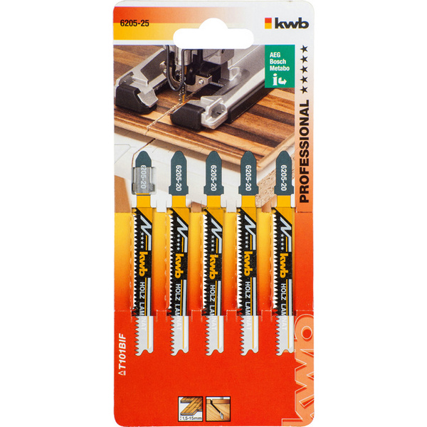 Stichsägeblätter, LAMINAT, Holzbearbeitung, Bi-Metall S20 (620525)