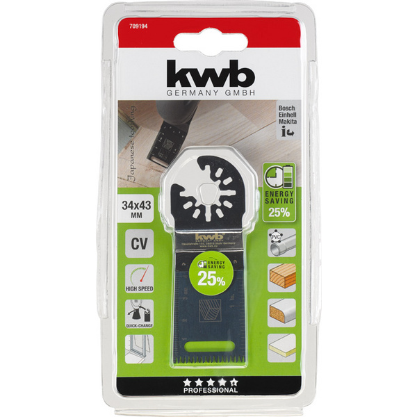 Tauchsägeblatt mit Japanzahnung, CV, 34mm (709194)