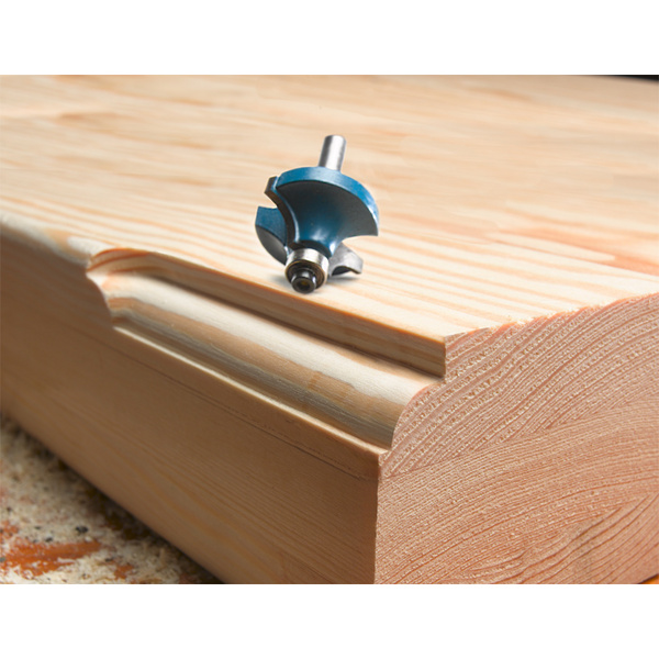 1/4 Stabfräser HM, mit Anlaufkugellager, ø 31.7mm