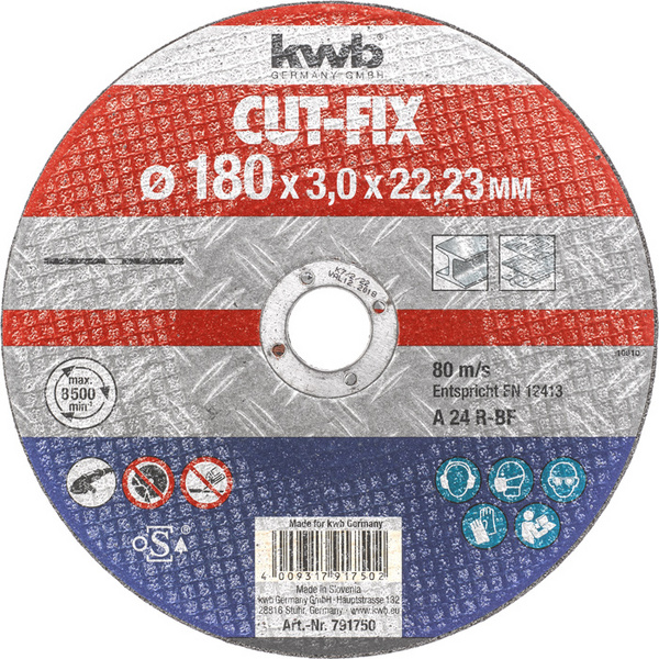 CUT-FIX® Trennscheiben, Metallbearbeitung, ø 178mm