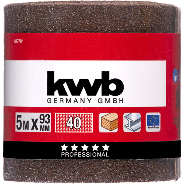 Schleifmittel-Rollen 5m Korund 93, 40