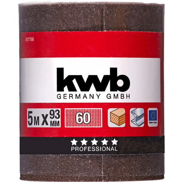 Schleifmittel-Rollen 5m Korund 93, 60