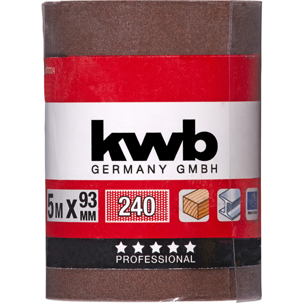 Schleifmittel-Rollen 5m Korund 93, 240