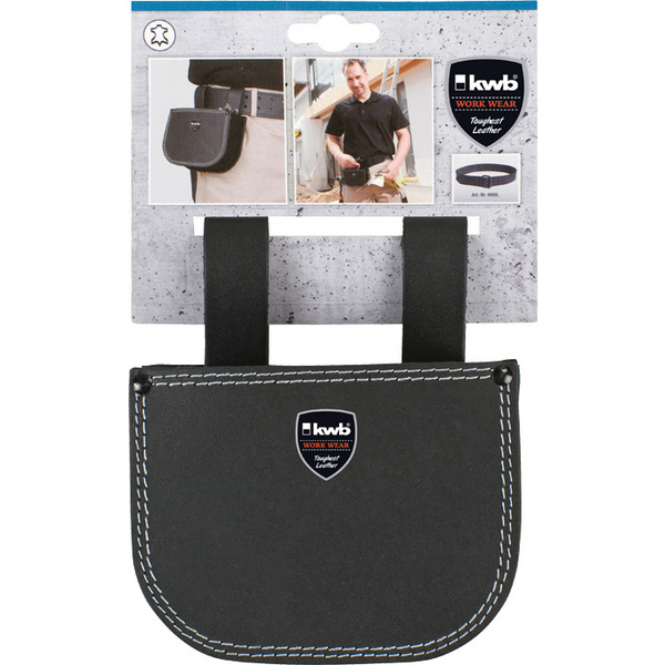 Nageltasche mit 1 Fach und Gürtelschlaufen Leder