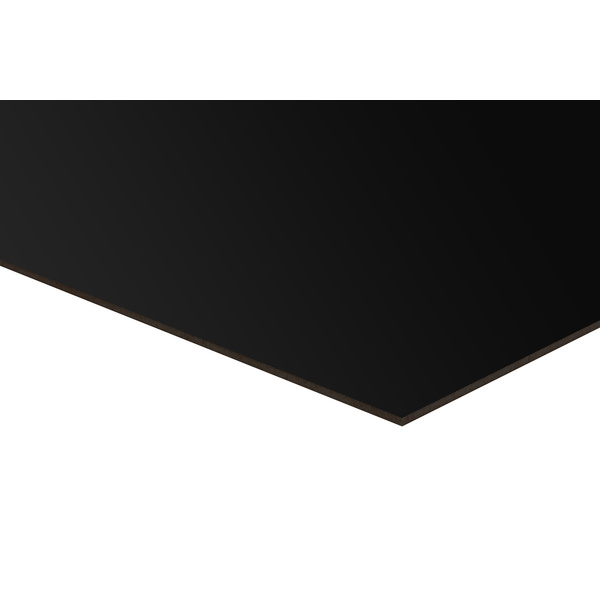 Kompaktplatte HPL Schwarz PCU9005, beidseitig mit UV-Schutzfilm