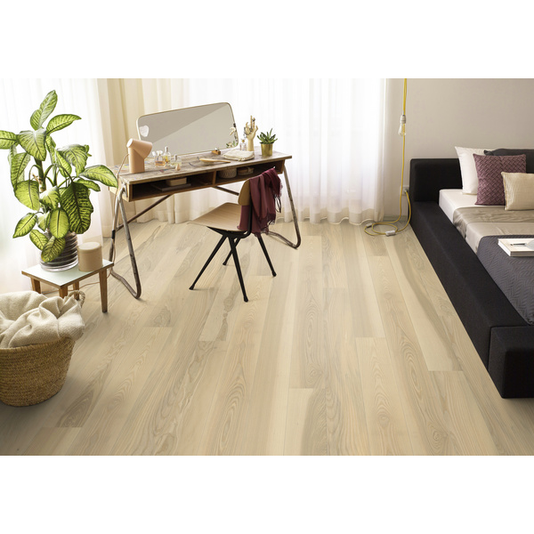 Parkett Esche Weiss Landhausdiele lackiert Impuls - LIFE