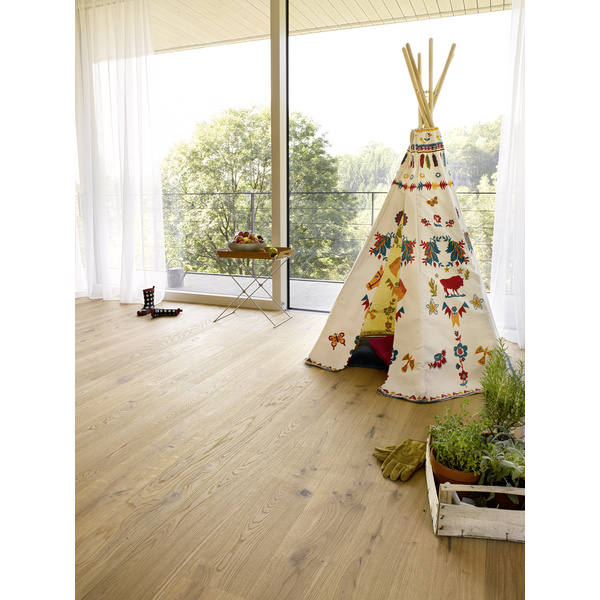 Parkett Eiche Sahara Landhausdiele lackiert Alpin - MARCANTO TREND