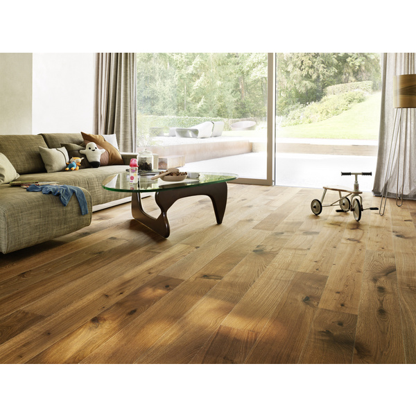 Parkett Eiche Caramel Landhausdiele lackiert Alpin - MARCANTO TREND