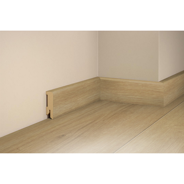 Folienleisten SL-5016 Eiche Natur Holzoptik foliert Premium 2400x50x16mm
