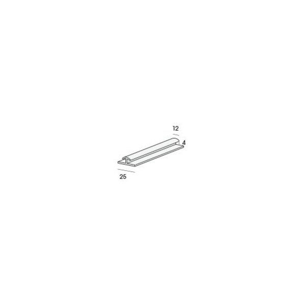 H-Verbindungsprofil 4mm Weiß 300cm