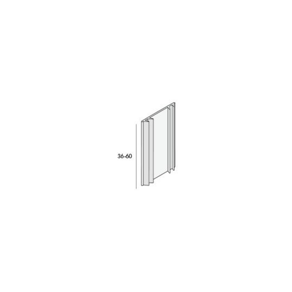 Fugenabdichtungsprofil 45mm Schwarz 10000cm