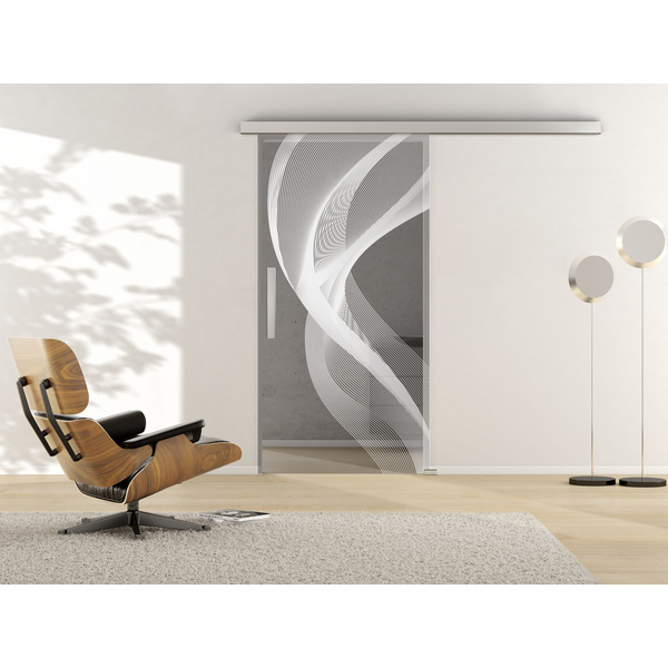 Glasschiebetür 3D 636