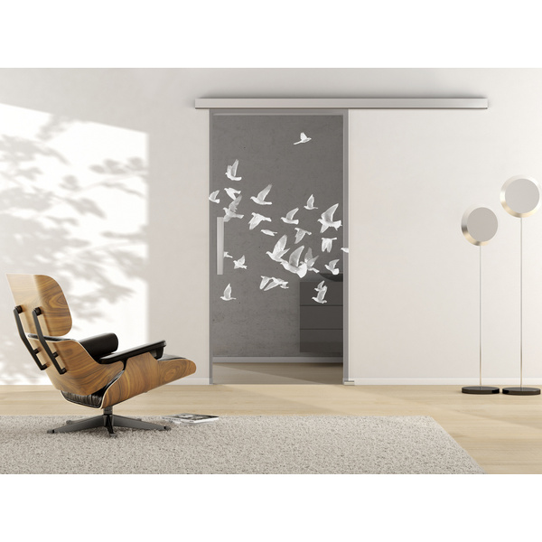 Glasschiebetür BIRDS&BIRD 695