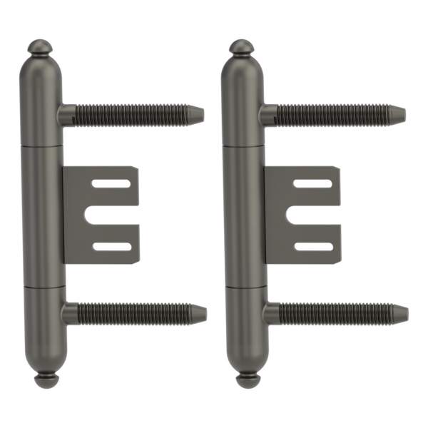 Bandpaar AXUM 9302 inkl. Rahmenteile gefälzte Türen 3-teilig Stahlzarge Kaschmirgrau