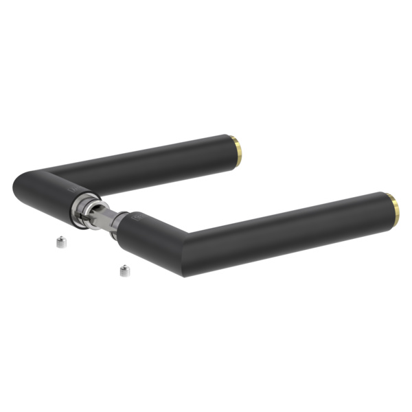 Griffpaar LUCIA SELECT Graphitschwarz-Messing