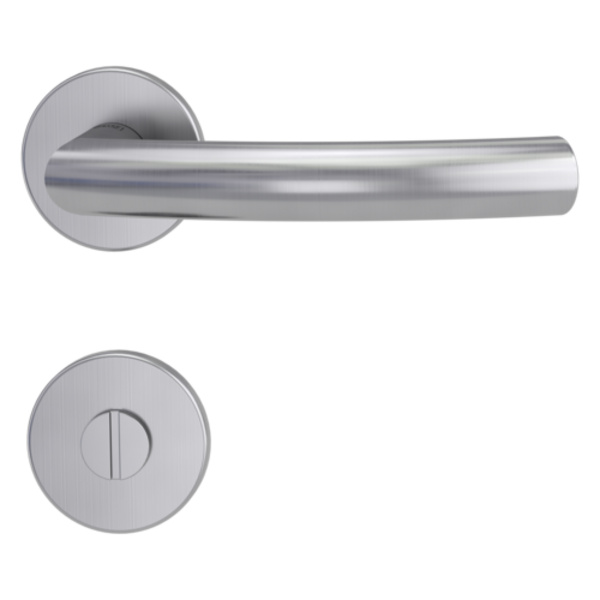 Türgriffgarnitur VAYA basic 254 VIVA Fast2Fix GK3 Rosetten rund WC Edelstahl matt