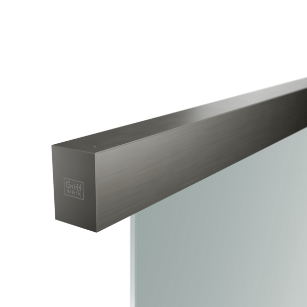 Schiebetürsystem PLANEO X60 COMFORT Deckenmontage/Glastür 2m 1-flügelig Kaschmirgrau