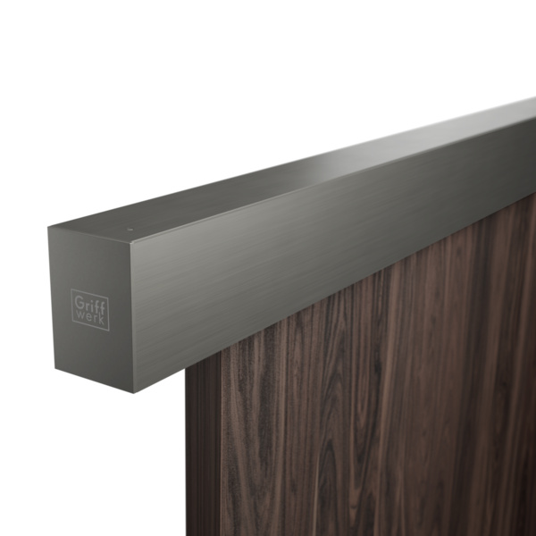 Schiebetürsystem PLANEO X60 COMFORT Wandmontage/Holztür 2m 1-flügelig Kaschmirgrau