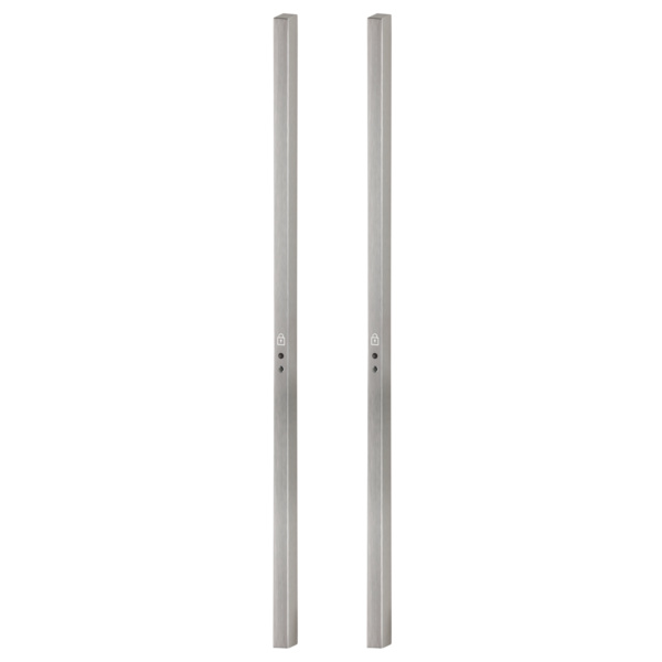 Griffstangenpaar PLANEO GS_49017 smart2lock re öffnend Klebetechnik 14x18x700mm Edelstahl-Optik ma.