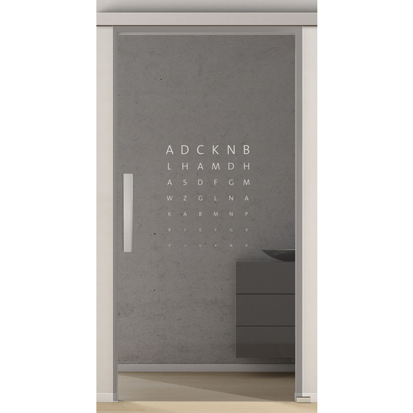 Glasschiebetür TYPO 689