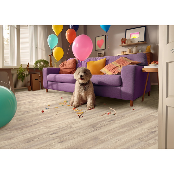 Klick-Designboden MDF Pettersson Oak Beige Landhausdiele
