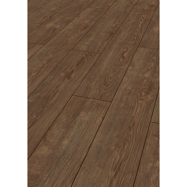 Klick-Designboden MDF Ruby Oak Brown Landhausdiele