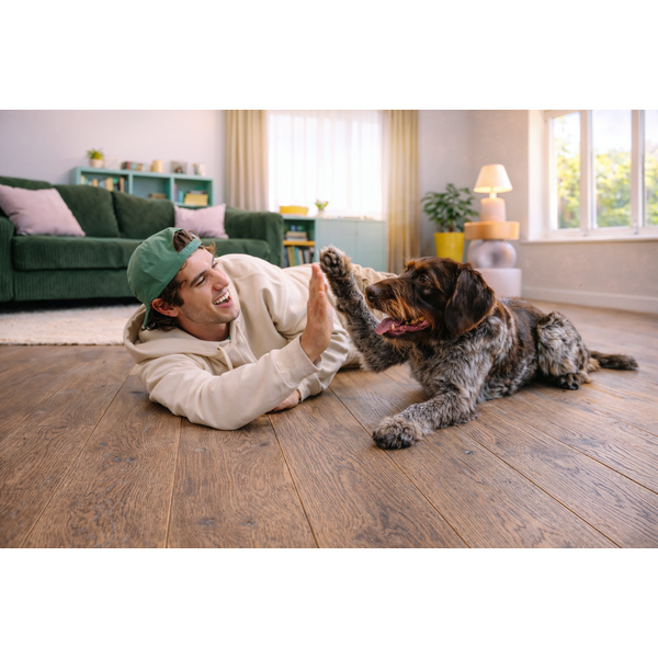 Klick-Designboden MDF Opal Oak Coffee Landhausdiele
