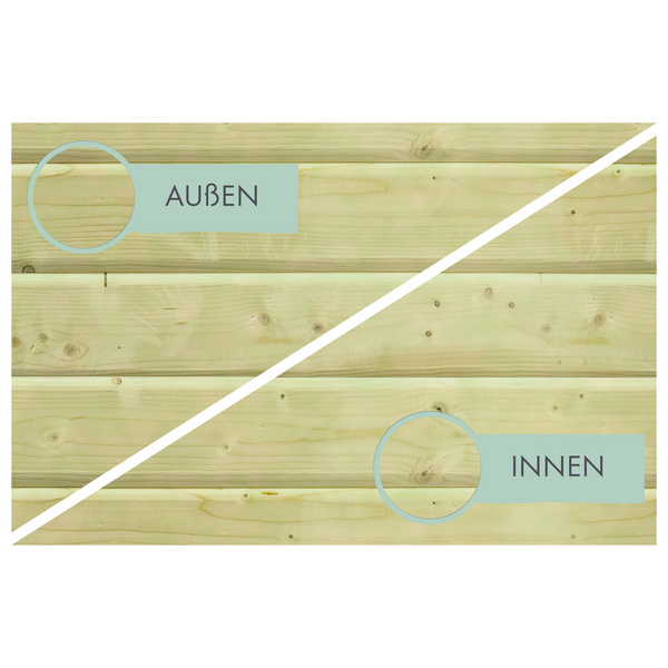 Pool Modell 2 X SET kesseldruckimp. mit Innenhülle blau, SonnenTerr. 4695x4695x1211mm